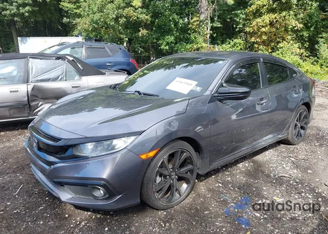 2020 Honda Civic Sport from USA, damaged, VIN 2HGFC2F81LH524155